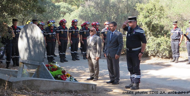 Hommage au Sapeur Patrick Amico sur la commune d'Alata