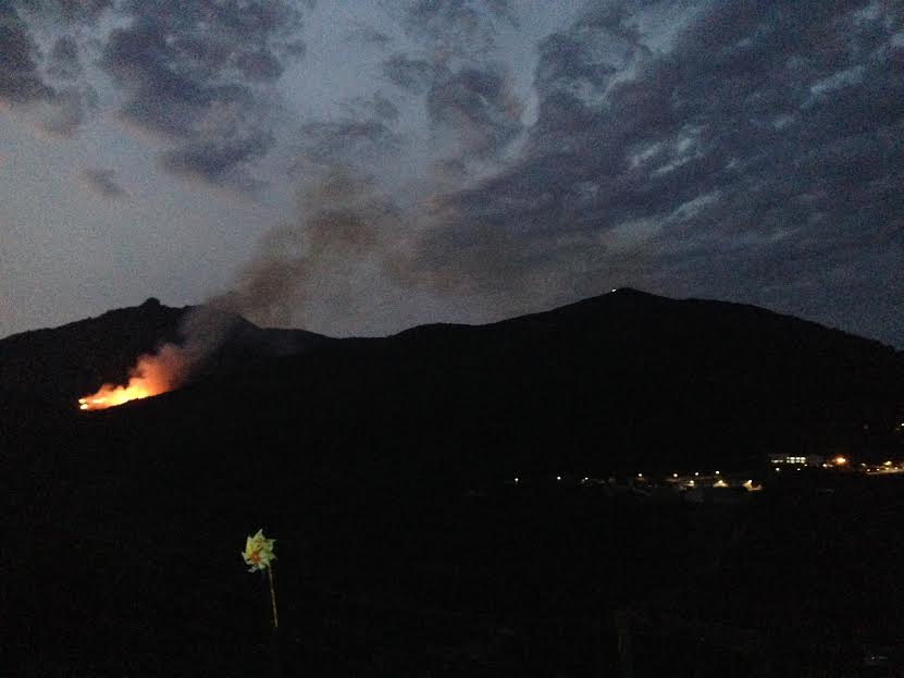 Ajaccio : Incendie sur les hauteurs de Saint Antoine. 5 ha déjà détruits