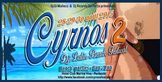 Seconde édition du Cyrnos Latin Beach Festival les 28, 29 et 30 août à Marina Viva 