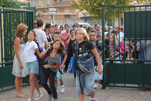 Ajaccio : Laurent Marcangeli à l’école bilingue du Loretto pour la rentrée