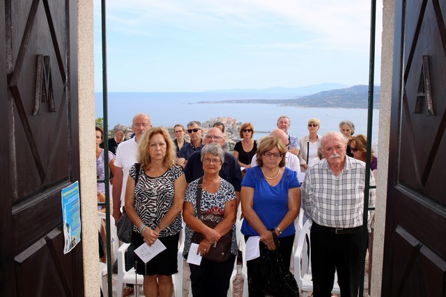 Messe à Notre-Dame de la Serra de Calvi pour fêter la Nativité de la Vierge Marie