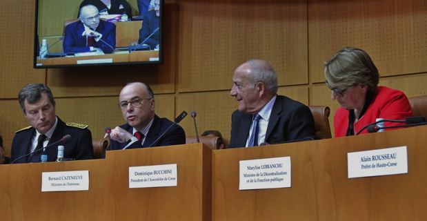 Collectivité unique : Les élus corses ont rencontré Marylise Lebranchu