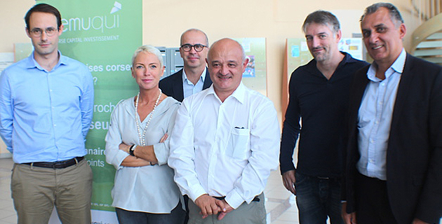 Ghjuvan-Carlu Simeoni, Sandrine Leccia, Charles Vellutini, Jean-Nicola Antoniotti, Sébastien Simoni et Yves de La Roche