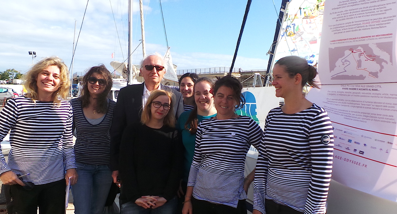 Jean-Valère Geronimi a accueilli l'expédition "Sillage" lundi matin