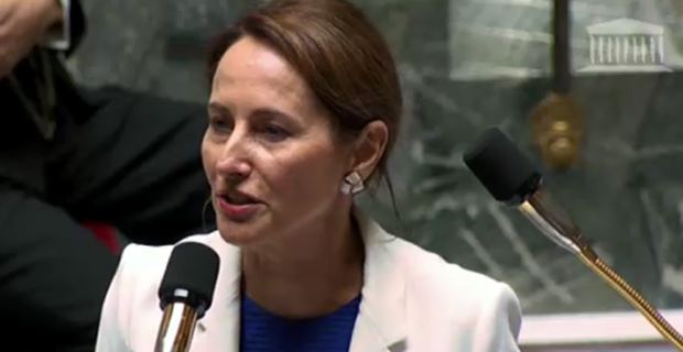 Ségolène Royal, ministre de l’Ecologie, du développement durable et de l’énergie, répondant aux questions orales à l’Assemblée nationale.