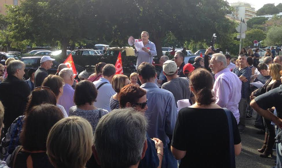 Bastia : Entre 200 et 300 personnes à la journée d'action de la CGT