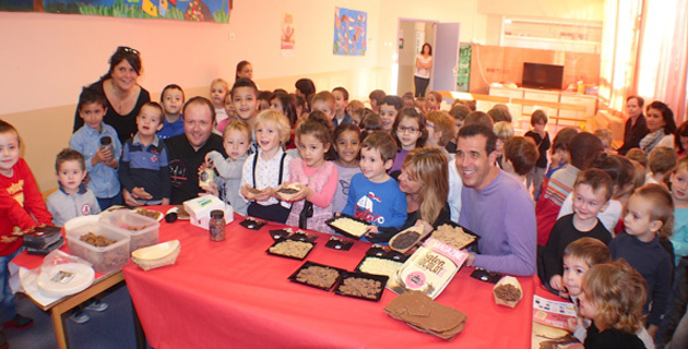 Bastia : Le chocolat du Salon expliqué à l'école Modeste-Venturi