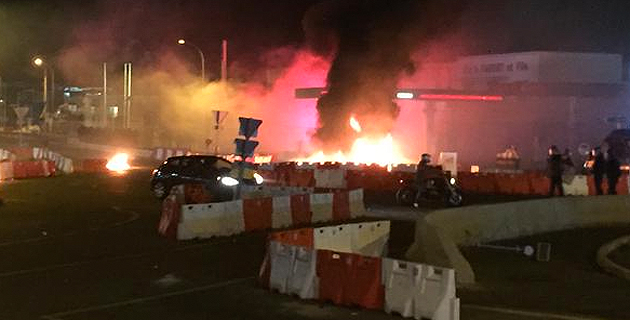 Incidents au rond-point de Furiani après Sporting-PSG