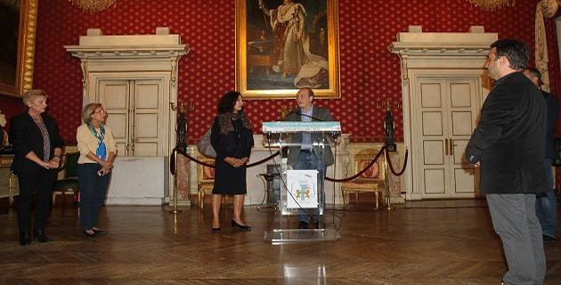 Ajaccio : Monique Quesada, consul général des Etats-Unis à Marseille reçue à la maison carrée