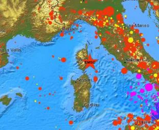 Tremblement de terre au sud d'Aleria Mardi matin