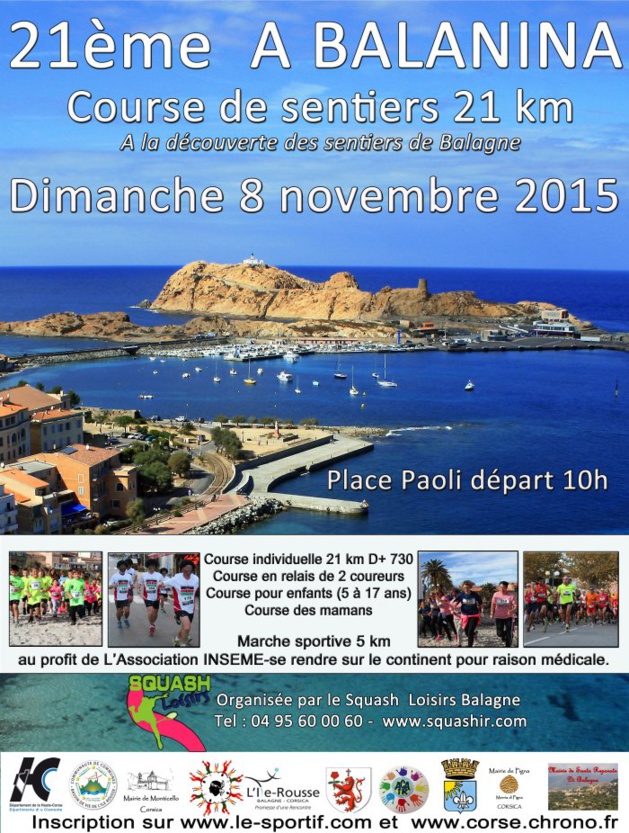 Plein les yeux pour la 21ème édition de la course pédestre A Balanina