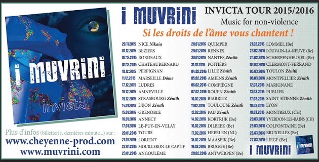 Invicta le nouvel album d'I Muvrini en tournée
