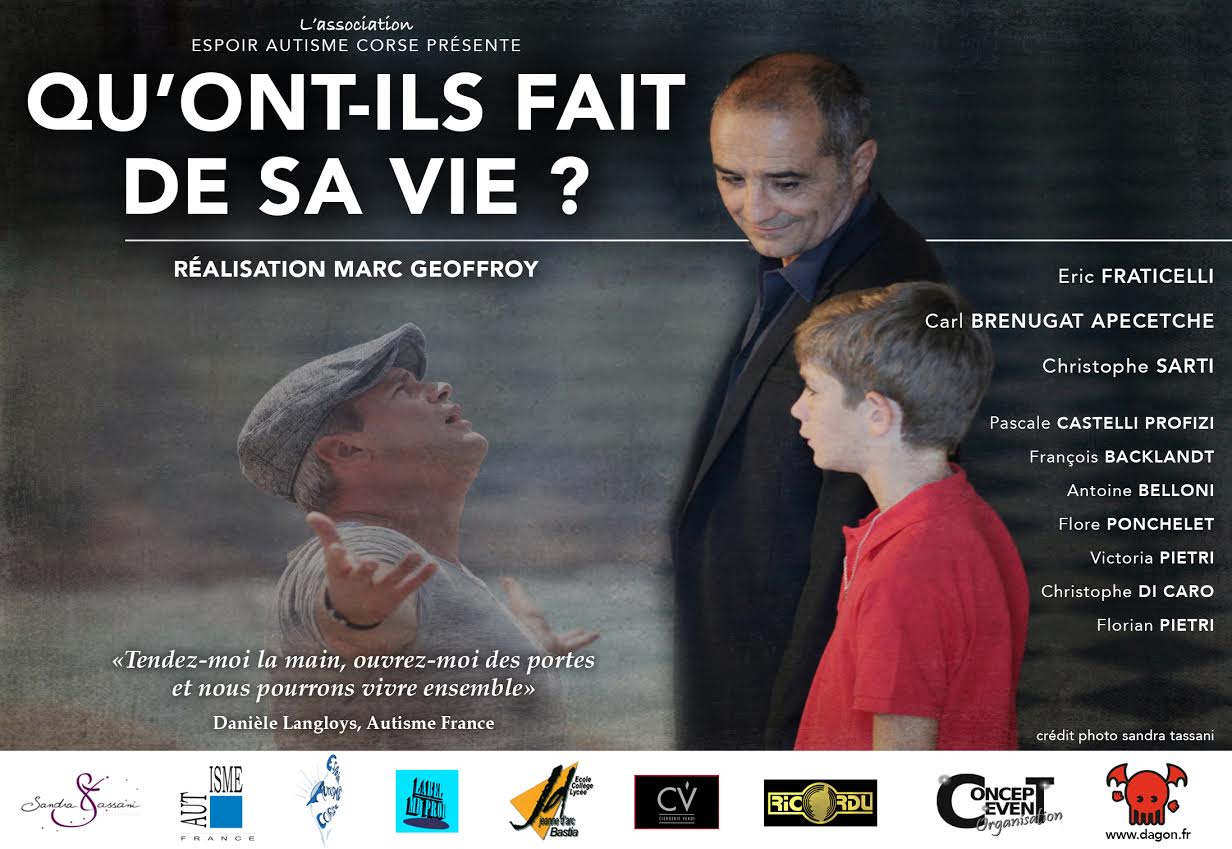 "Qu'ont ils fait de sa vie ?" : Le clip de Espoir Autisme Corse projeté à Bastia avant le palais des congrès de Paris