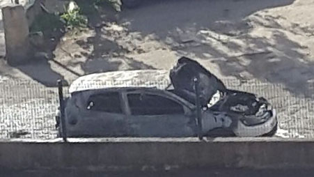 Ajaccio : Une voiture détruite dans un incendie