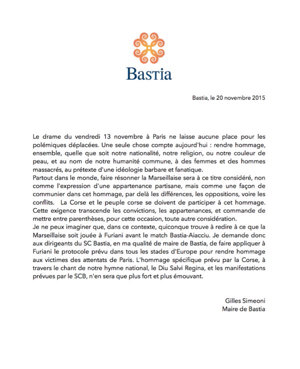 Marseillaise à Furiani : Tags sur les murs de la mairie de Bastia et polémique…