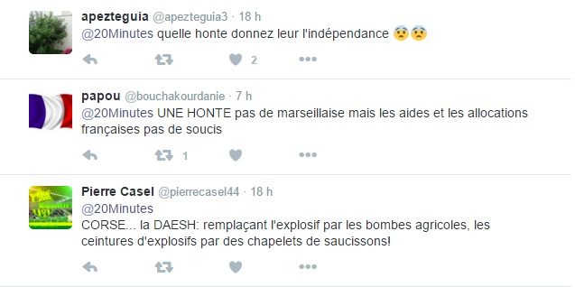 Marseillaise à Furiani : Déferlement de haine sur internet envers "les Corses"