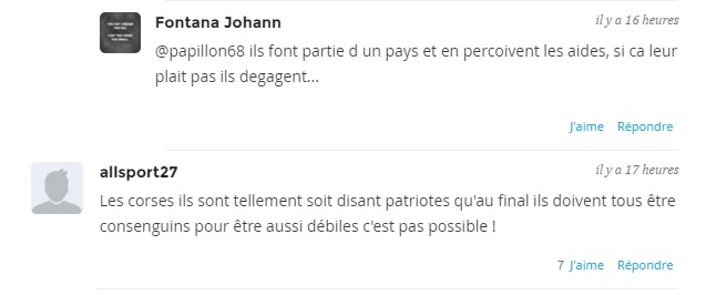 Marseillaise à Furiani : Déferlement de haine sur internet envers "les Corses"