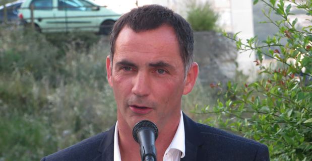 Gilles Simeoni, maire de Bastia, conseiller territorial sortant et leader de Femu a Corsica.