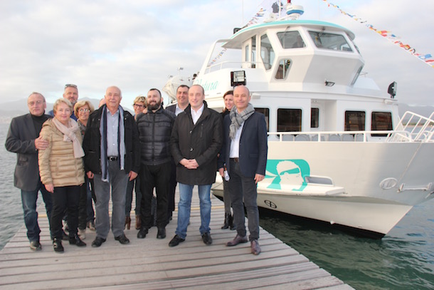 Inauguration de la navette maritime par les élus mardi 1er décembre