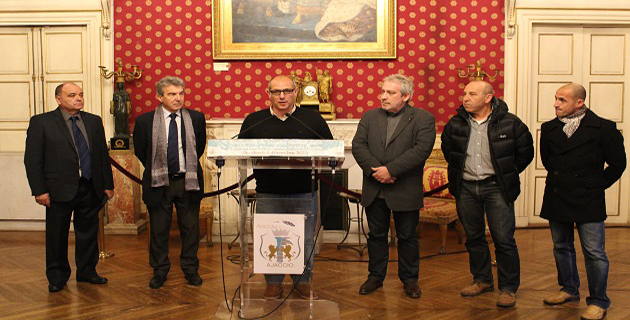 Le bureau fédéral de la Fédération française d'Athlétisme reçu à l’hôtel de ville d’Ajaccio