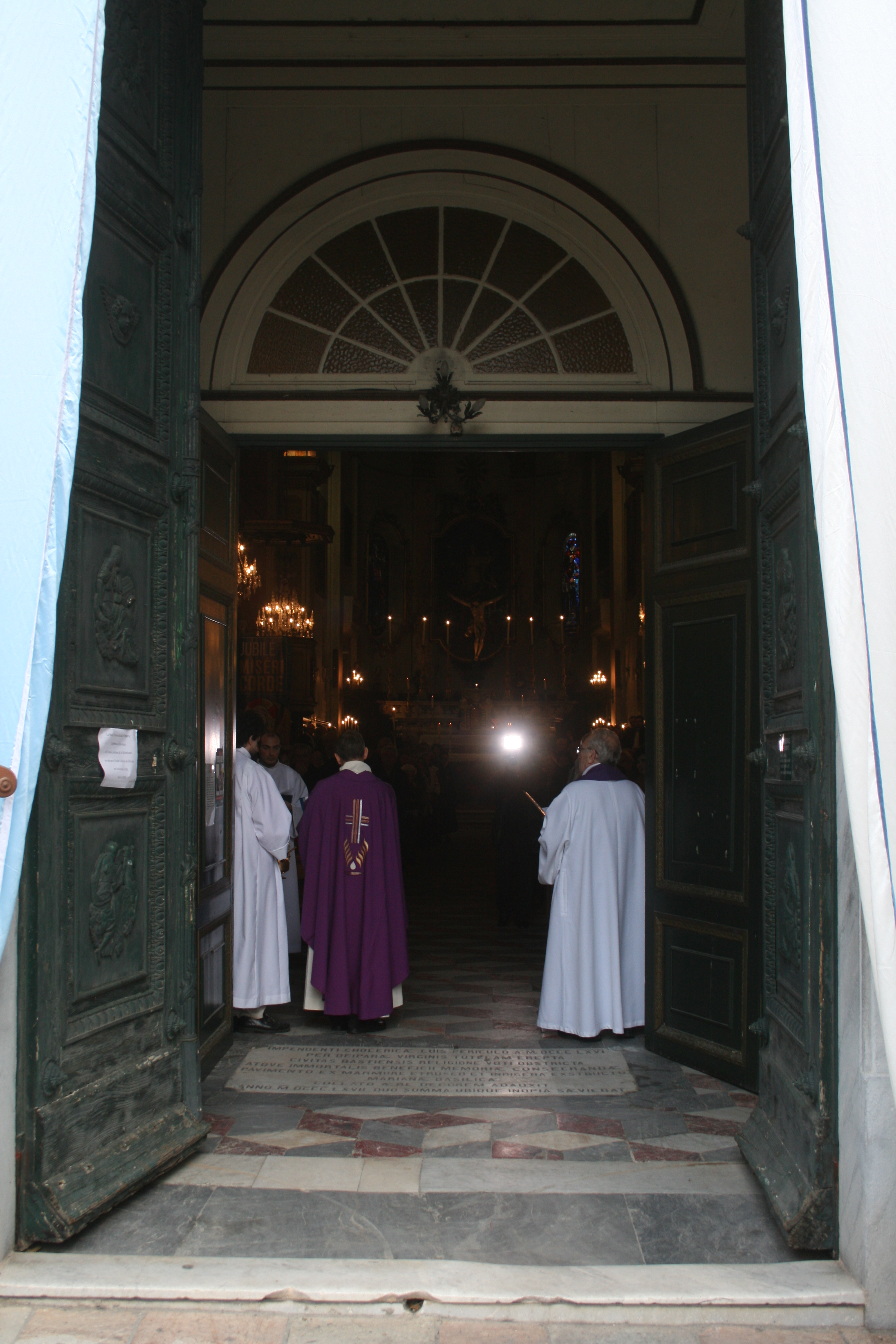 L’ouverture de la porte sainte à la Cathédrale de Bastia