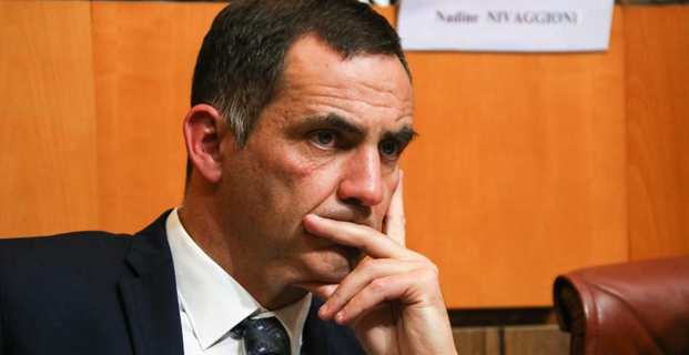 Gilles Simeoni, président du Conseil exécutif de la Collectivité territoriale de Corse. Photo Marcu Antone Costa.