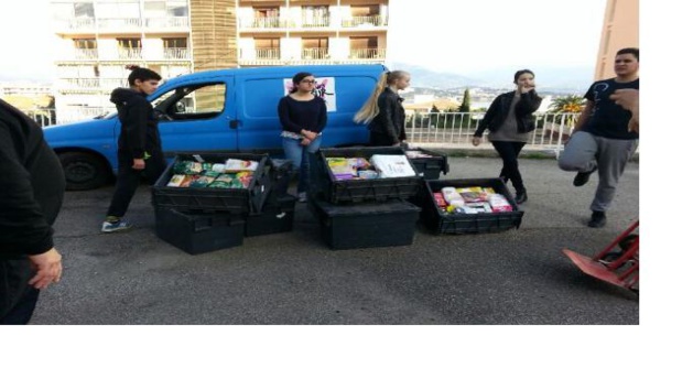 Ajaccio : Le collège Laetitia a collecté 280 kilos de denrées  pour les Restos du Cœur
