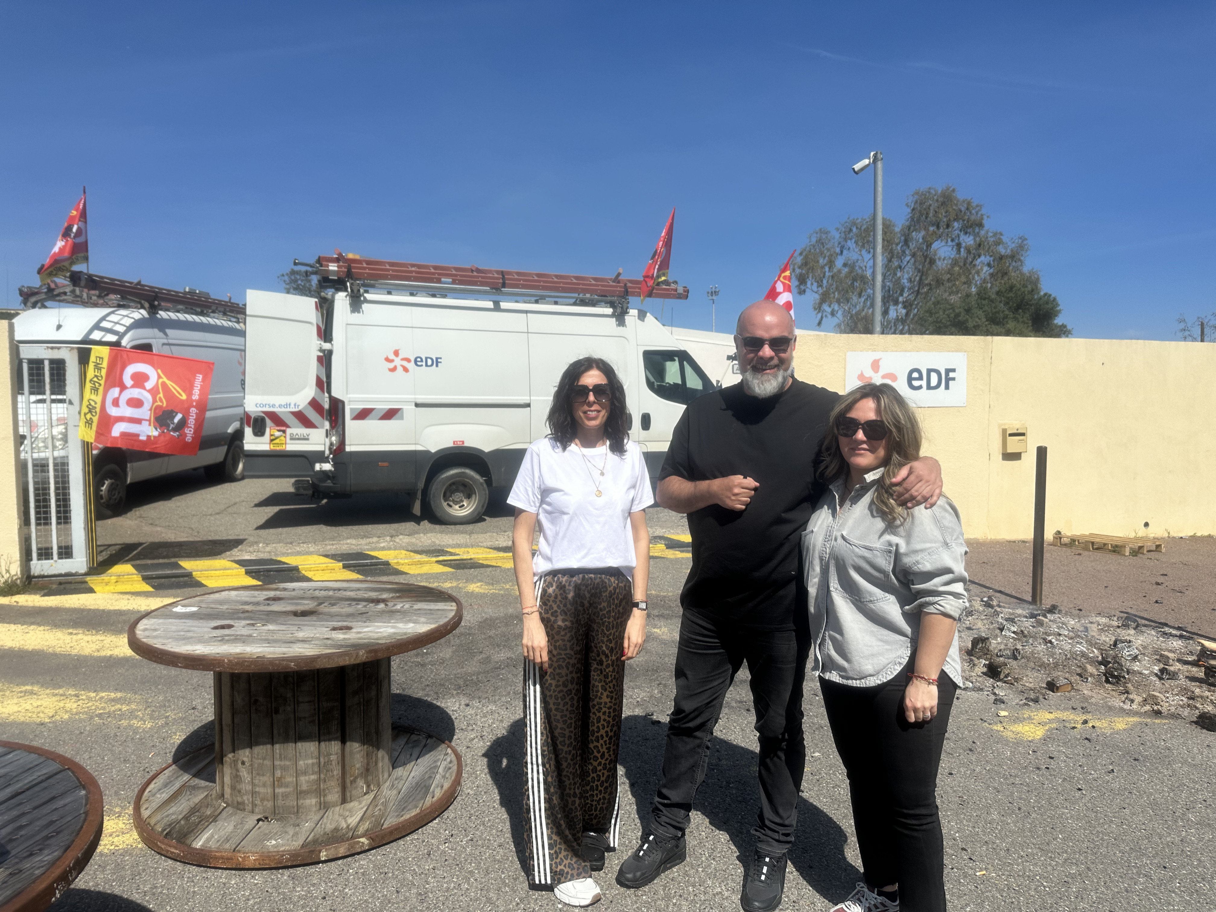 “Pas les moyens, mais la responsabilité” : la CGT Énergie Corse en grève chez EDF à Bastia