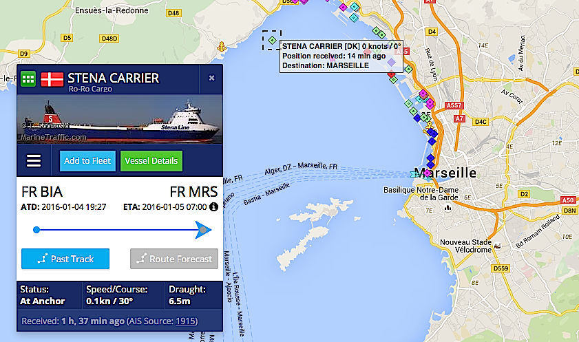 Marseille : Le TGI ordonne le déblocage du port mais le Stena Carrier toujours au large…