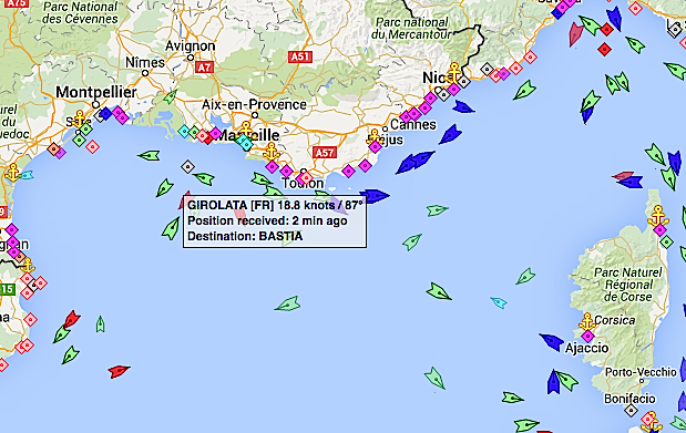 Le "Girolata" a pris la mer. Le "Jean-Nicoli" bloqué à Ajaccio. Et le "Stena Carrier"…