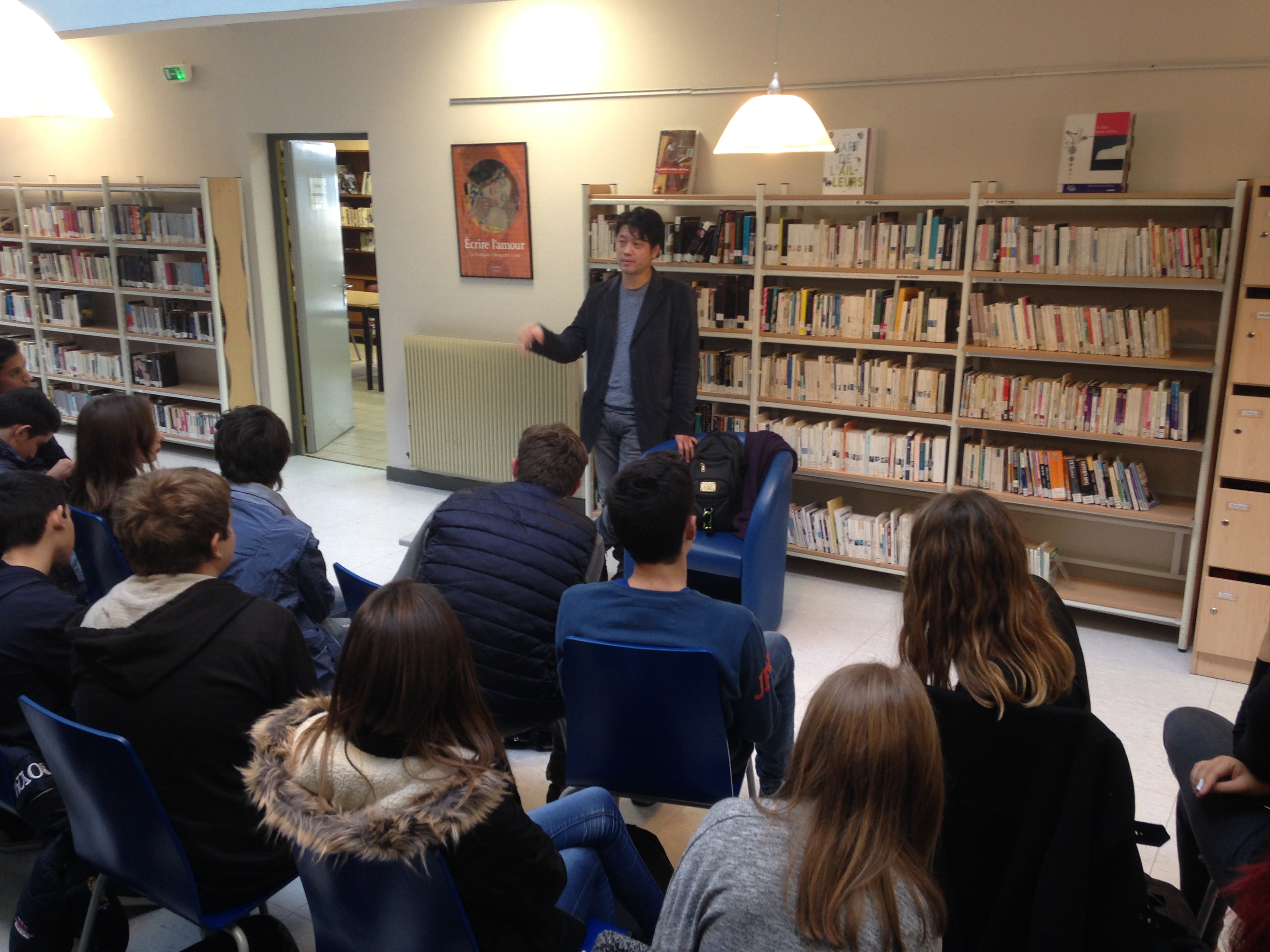 Bastia : L’auteur de BD, Jung, à la rencontre des lycéens