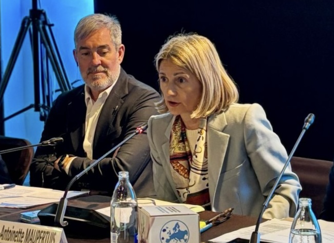 La présidente de l'Assemblée de Corse, Nanette Maupertuis, représentante de la Corse au Comité européen des régions, a été élu, le 23 avril 2925 à la tête de la Commission des îles de la CRPM de l'Union européenne, lors d'une assemblée générale qui s'est tenue aux îles Canaries.