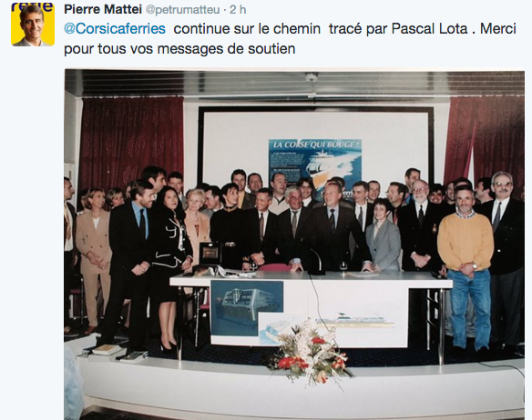 Bastia : Pascal Lota, le fondateur de Corsica Ferries n'est plus