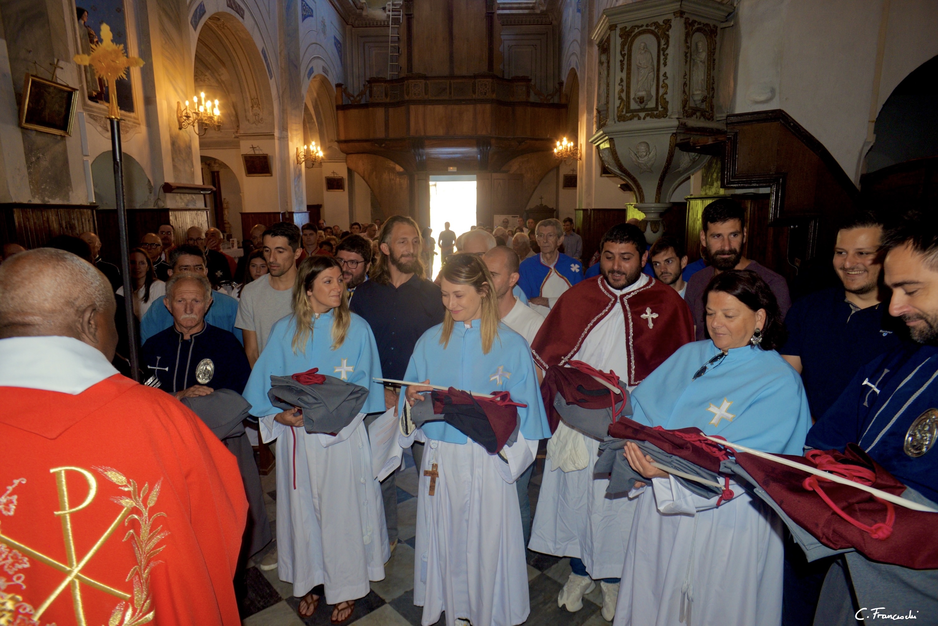 L'installation de la confrérie. Photo Clément Franceschi.