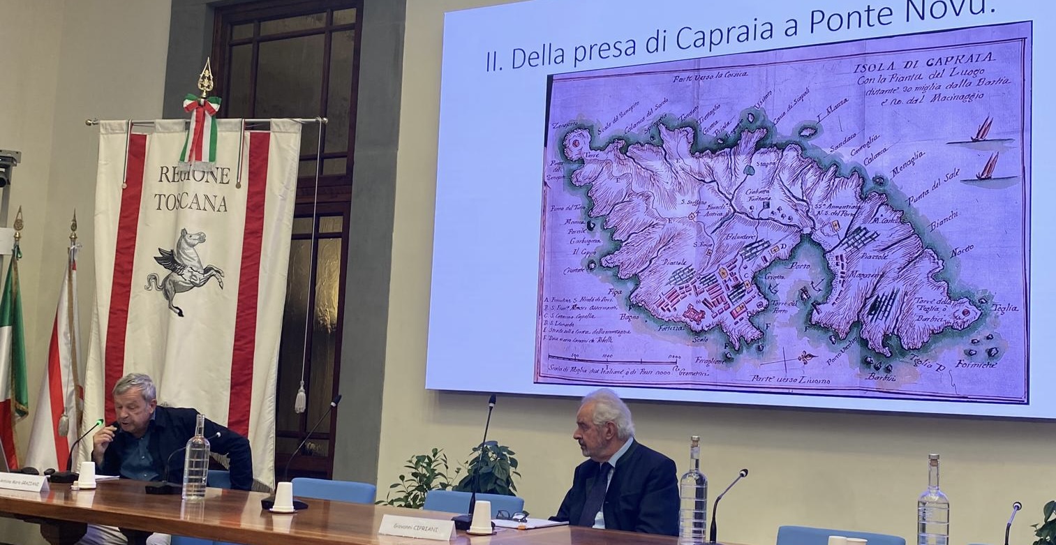 La conférence sur Pasquale Paoli d'Antoine Marie Graziani et de Giovanni Cipriani.