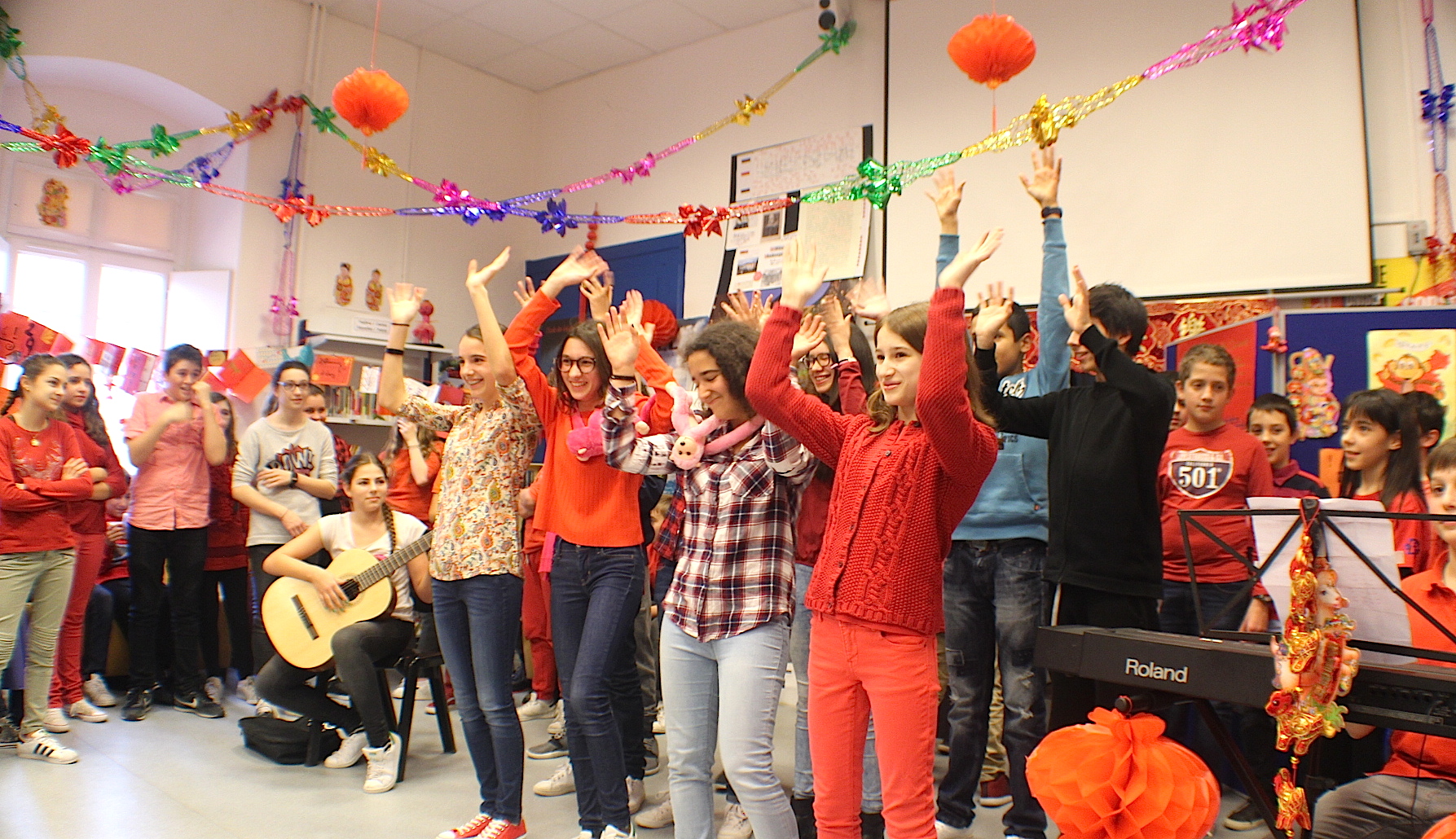 新年快乐 "Xinnian Kuaile" : Le collège Simon-Vinciguerra a célébré le Nouvel An chinois