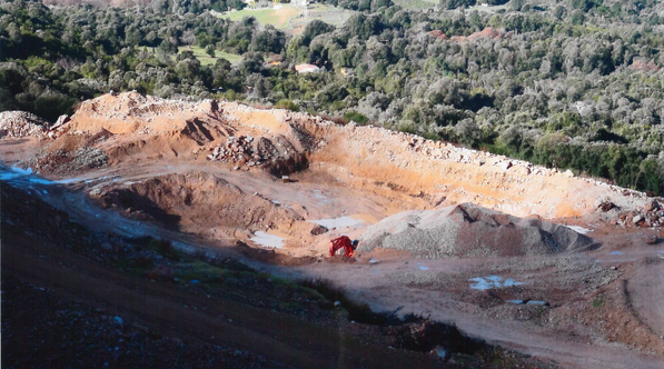 L'emplacement destiné au deuxième casier le 8 Février