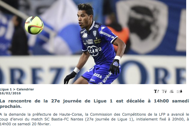 Sporting-Nantes fixé samedi à 14 heures : Le SCB dit non à la LFP !