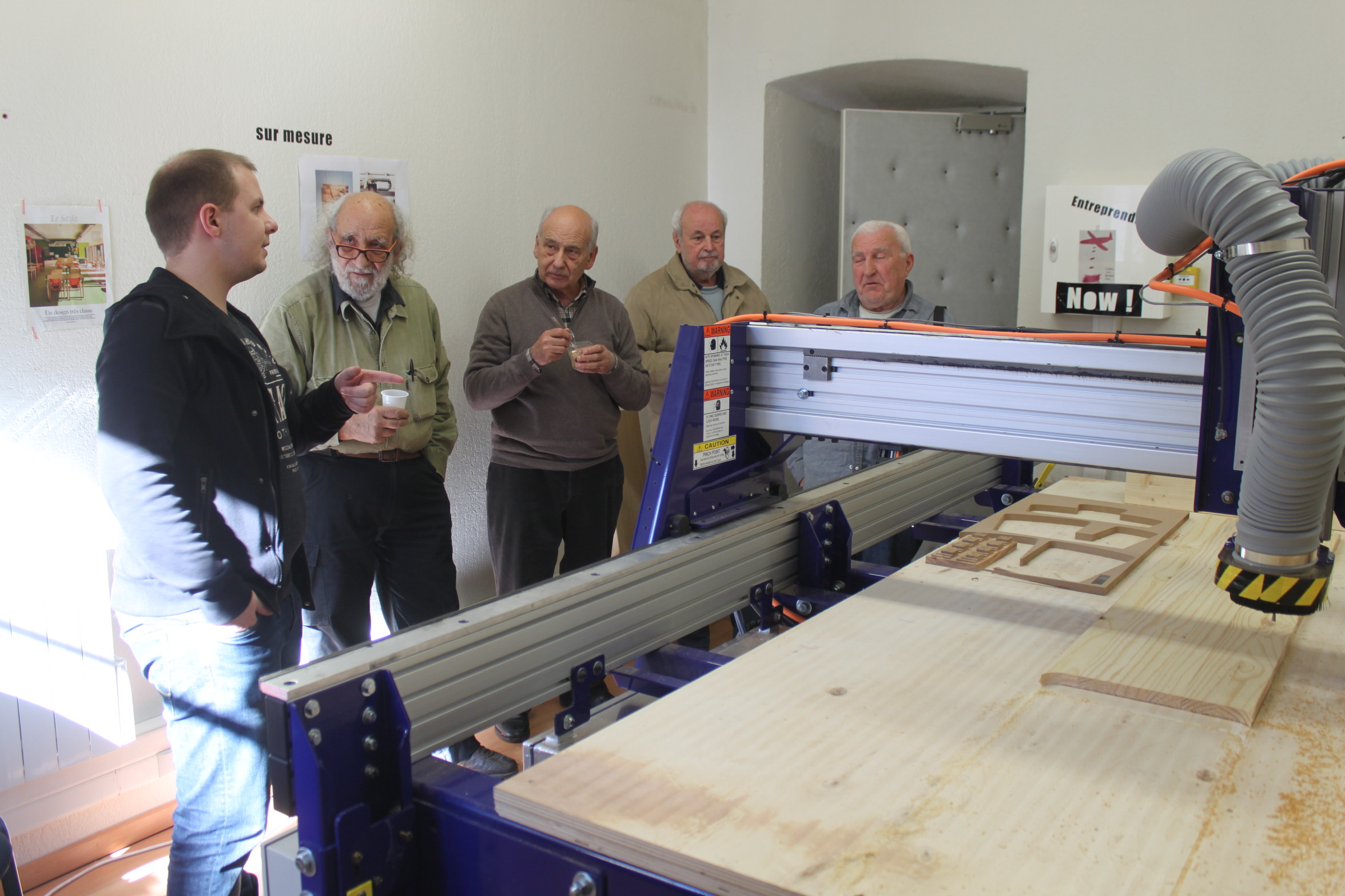 Découverte de la fraiseuse CNC