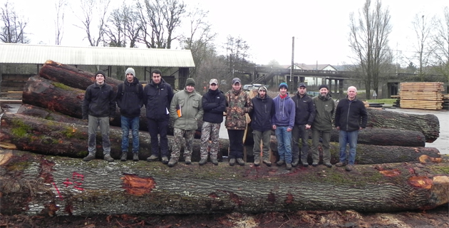 Du bois exceptionnel de chêne Scierie Richardot.