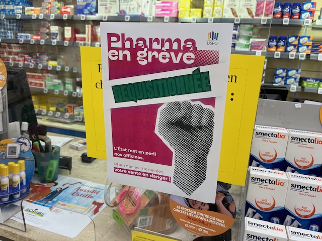 Les pharmacies corses ont rejoint le mouvement de grève national depuis le 1er juillet.
