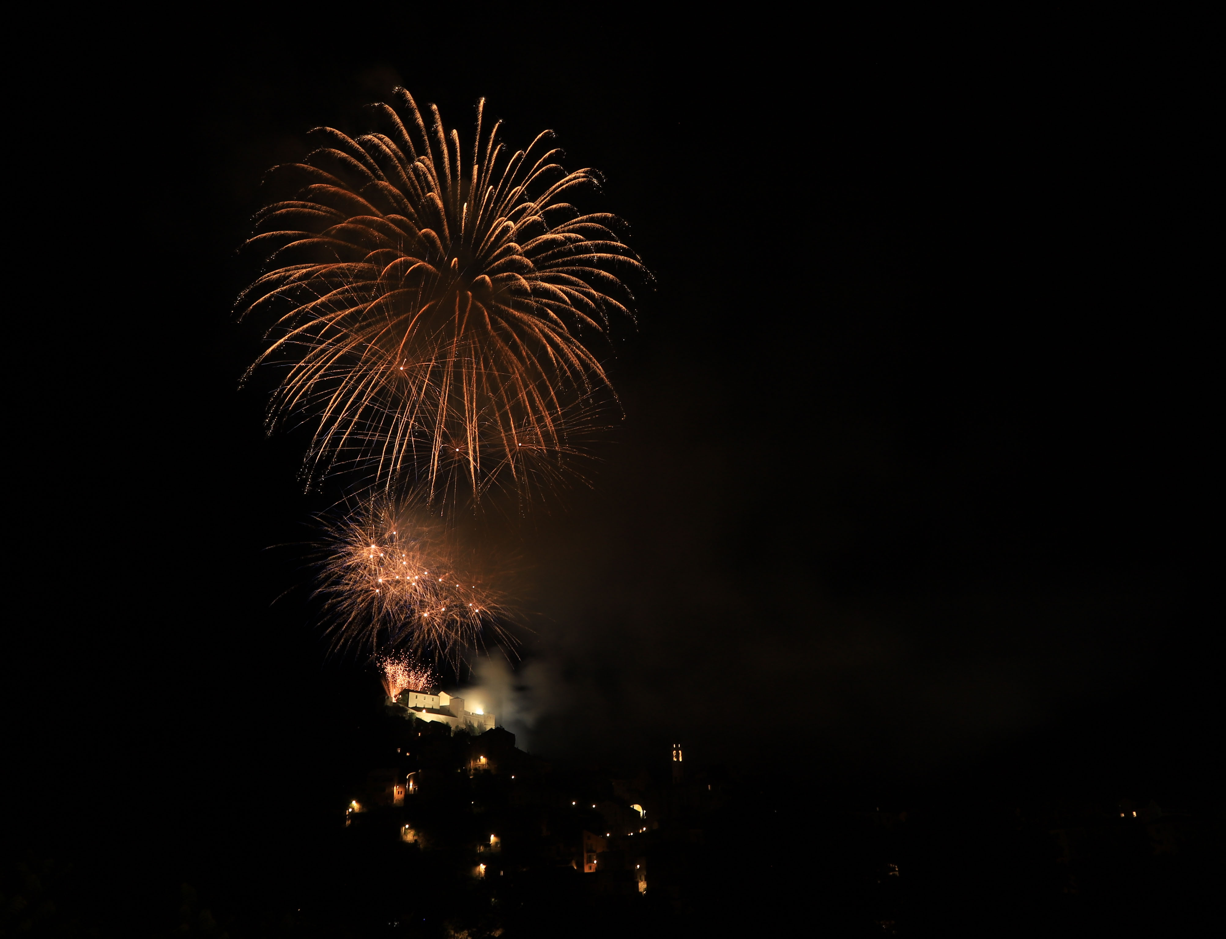 Des milliers de spectateurs pour le feu d’artifice du 14-Juillet à Corte