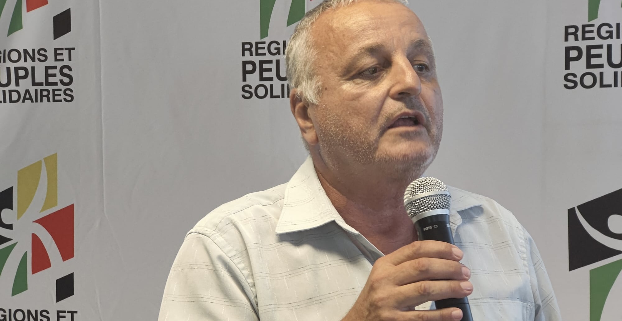 François Alfonsi, président de R&PS (Régions et Peuples Solidaires).