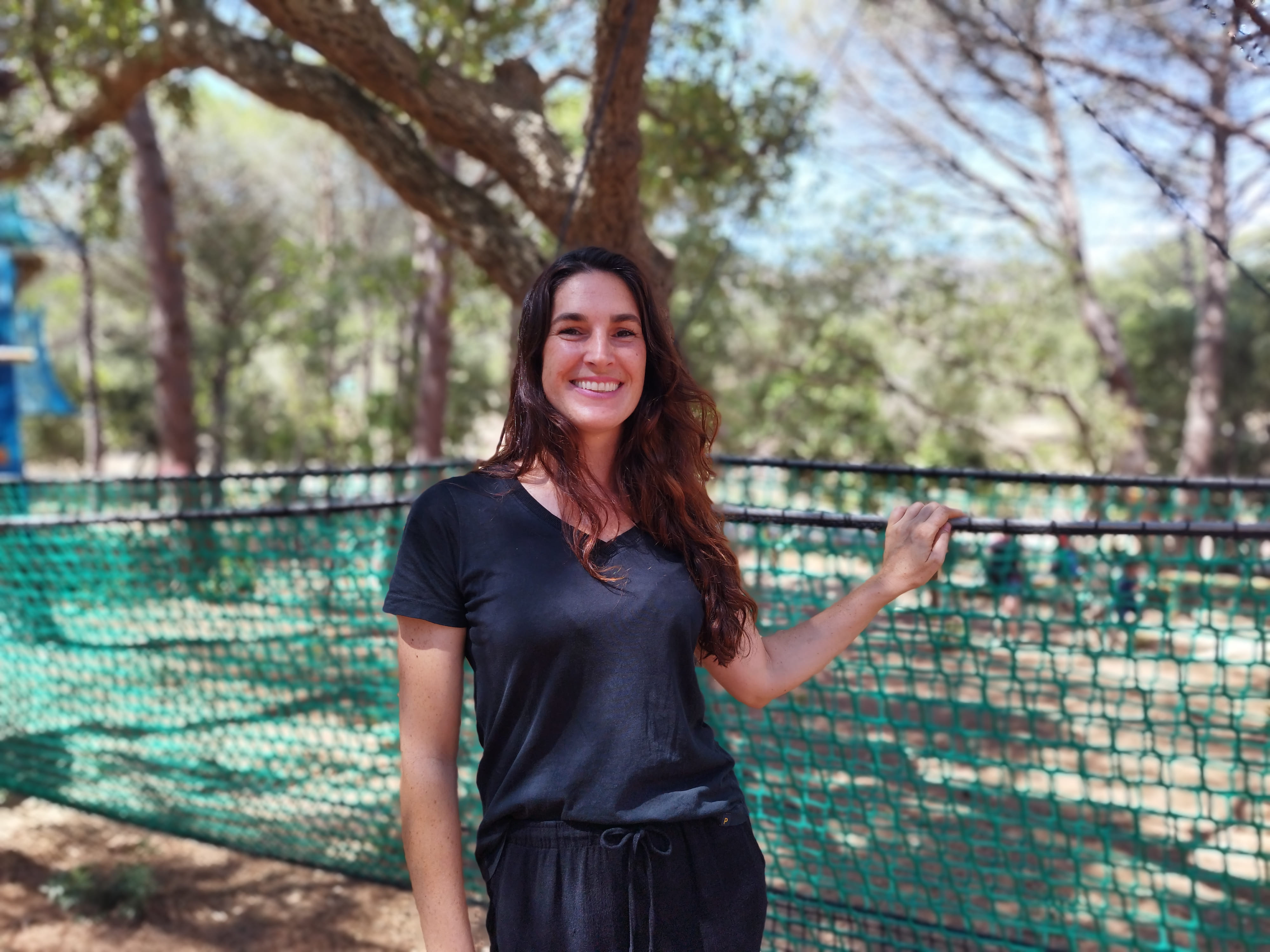 Laura Fanucci a eu l'idée de concevoir une grand aire de jeux pour enfants, en plein air et sans contraintes d'organisation.