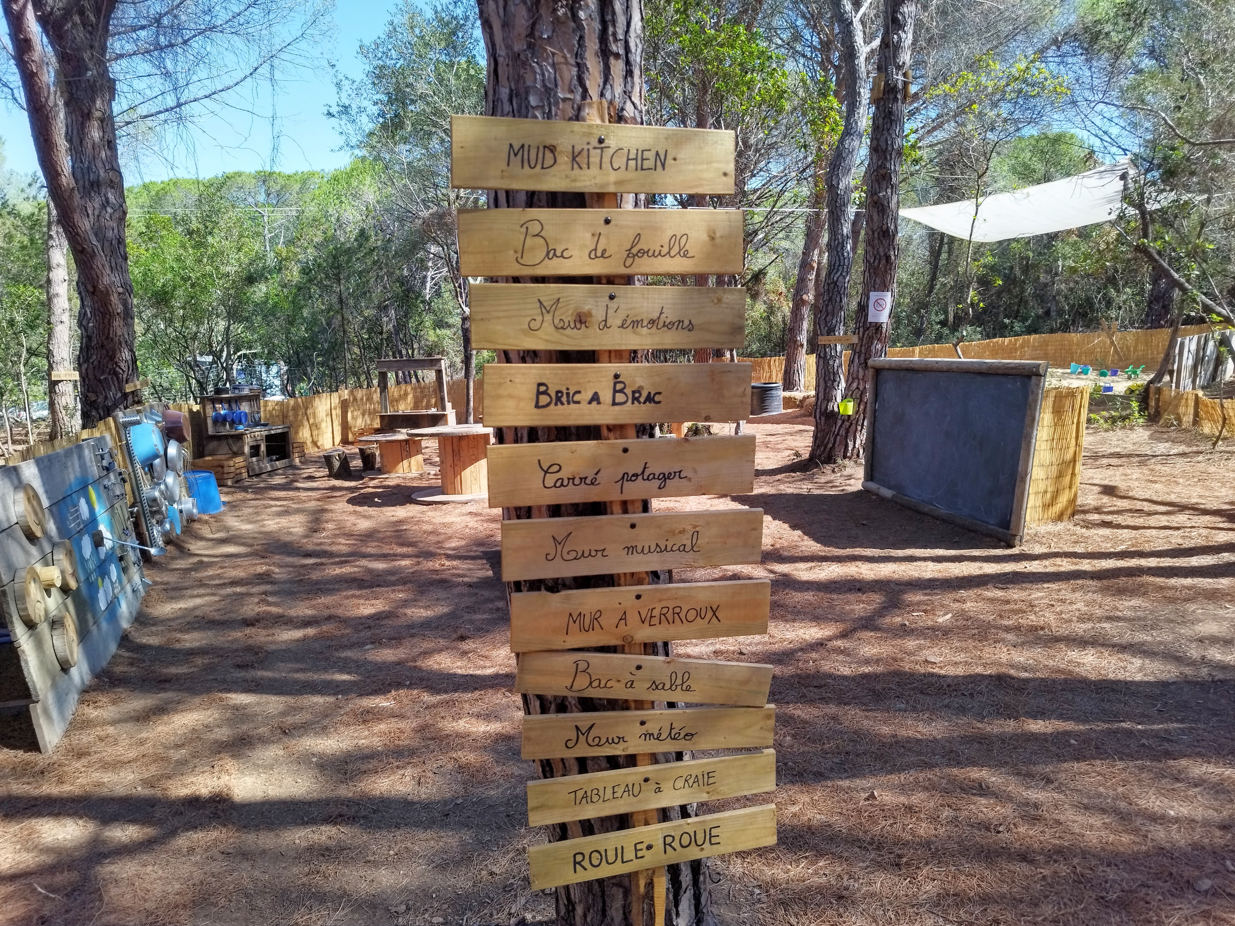 L'espace atelier sensoriel.