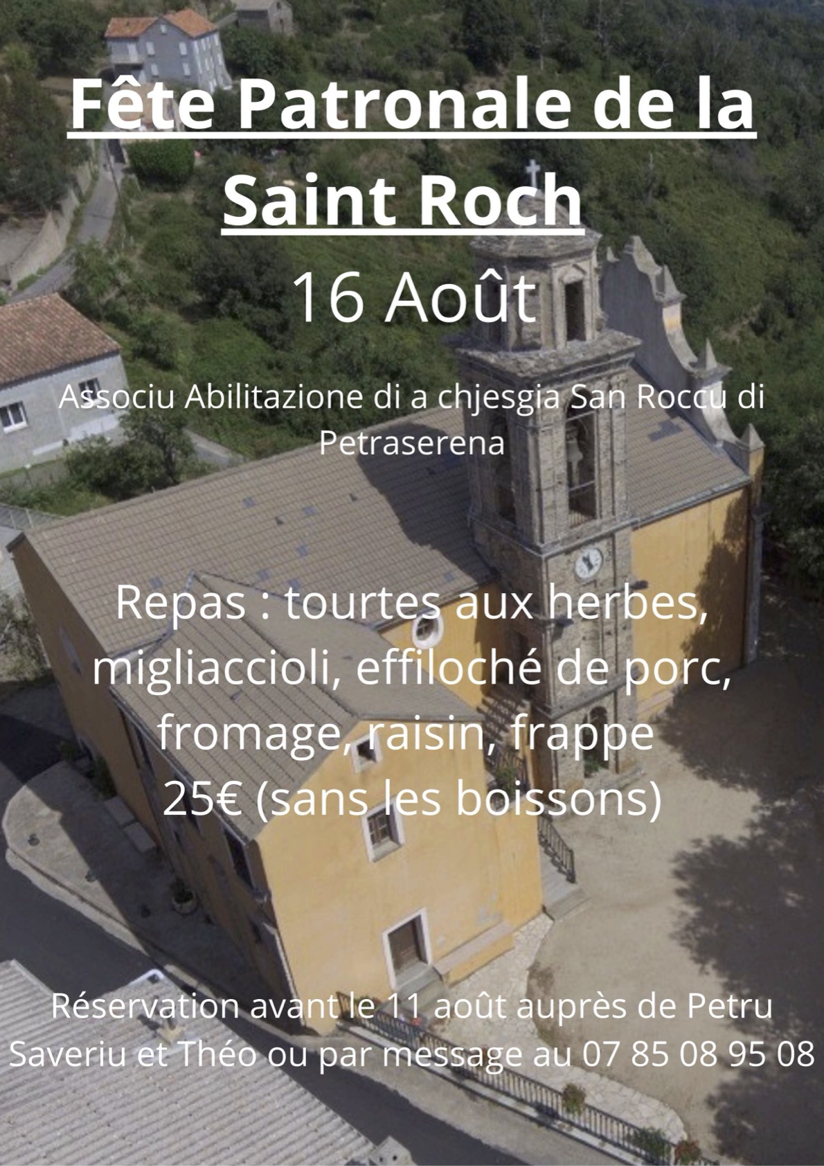 À Pietraserena, une association au chevet de l’église Saint Roch