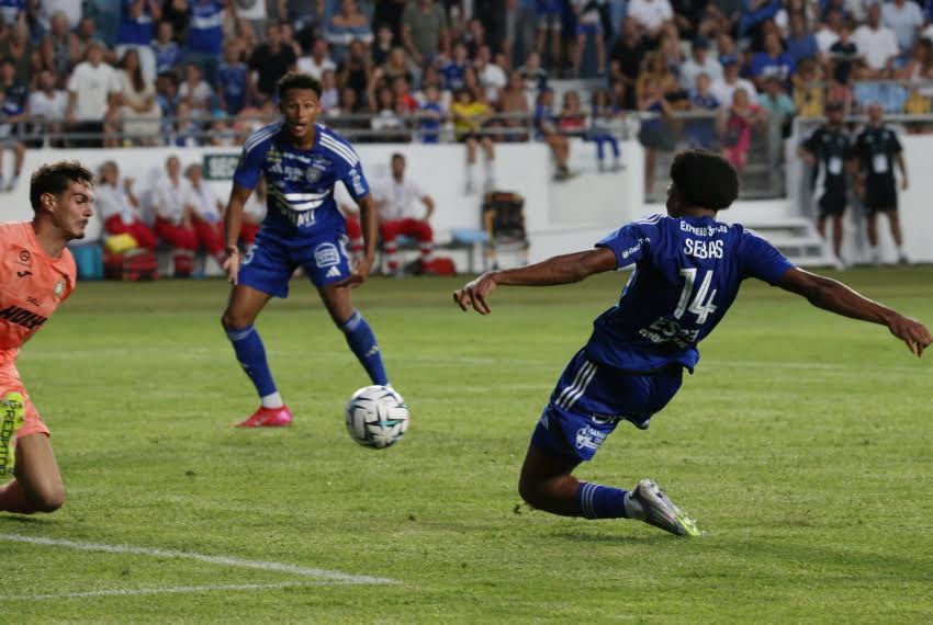Malgré le but de Sebas, Bastiais ont manqué de réalisme (Photo Gérard Baldocchi)