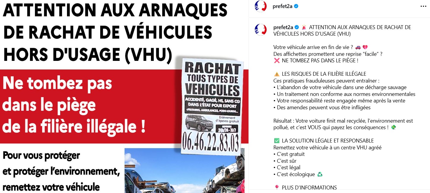 Rachat de véhicules : les autorités mettent en garde contre le risque d’arnaque.