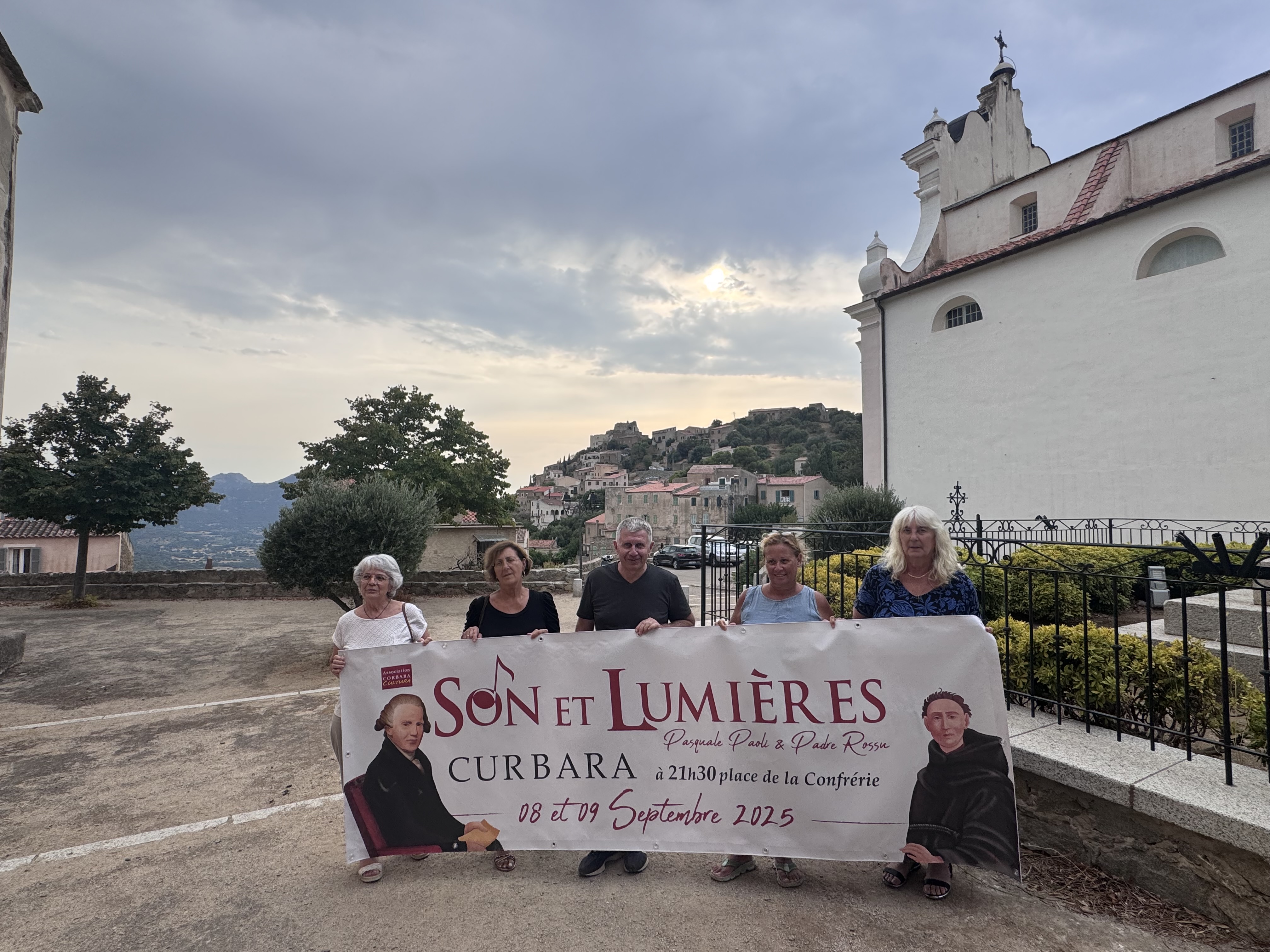 Pascal Paoli et Padre Rossu : Curbara célèbre son histoire avec un spectacle Son et Lumières