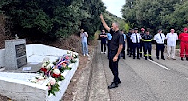 Lumiu a rendu hommage au gendarme Pascal Beneito, mort à 23 ans lors de l'incendie de 1986